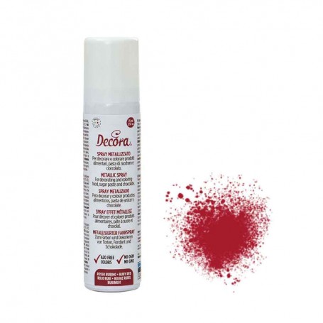 SPRAY METALLIZZATO ROSSO RUBINO 75ML