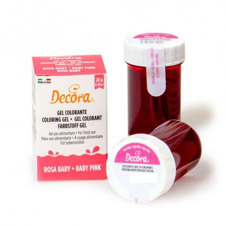 COLORANTE IN GEL ROSA BABY 28 GR DECORA