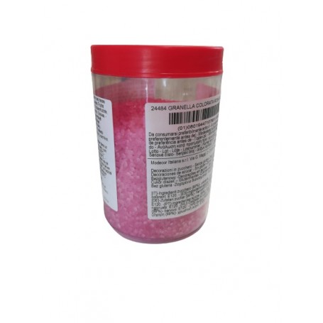 GRANELLA DI ZUCCHERO ROSA 500 GR MODECOR