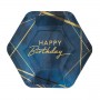 8 PIATTI ESAG. BIRTHDAY IN BLUE CM 23