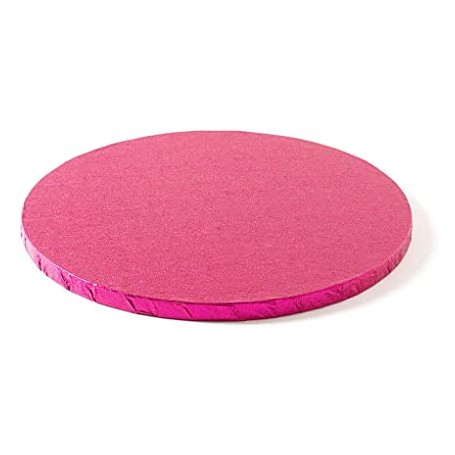 CAKEBOARD FUCSIA DECORA  ø 40