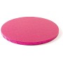 CAKEBOARD FUCSIA DECORA  ø 40