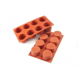 Silikomart SF098 Cylinder Silicone Mold - 12 Compartment