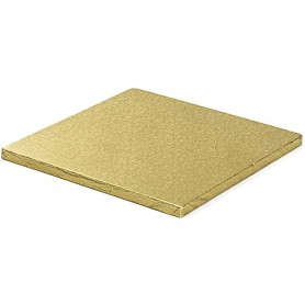 SOTTOTORTA QUADRATO ORO CM 55X55