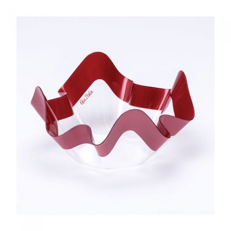 CONTENITORE PET ROSSO  22,5X12 CM