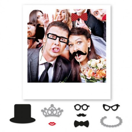 8 MAXI PHOTO BOOTH 20 CM WEDDINGS