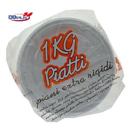 PIATTI PIANI 1 KG BIANCHI