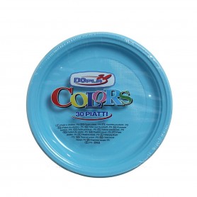 PIATTI AZZURRO 22 CM PZ 30