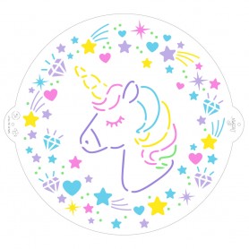 STENCIL UNICORNO