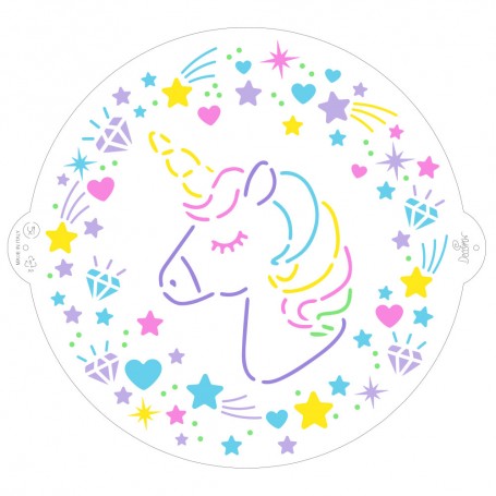 STENCIL UNICORNO