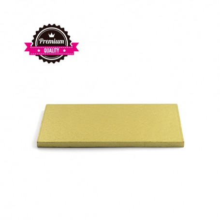 SOTTOTORTA RETTANGOLARE ORO 20X30 CM