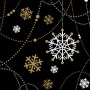 TOVAGLIOLI 25X25 SNOW NECKLACE BLK PZ 20