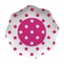 PIATTI POIS FUCSIA 23 CM