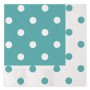 TOVAGLIOLI POIS ACQUA MARINA 33X33