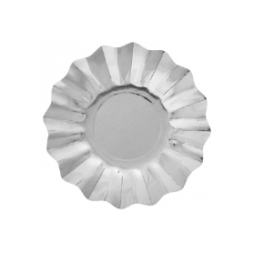 PIATTO DESSERT 27CM ARGENTO METAL