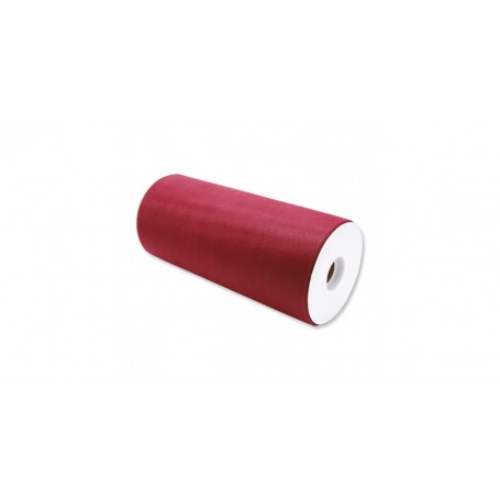 ROTOLO TULLE H 25 CM X 100 MT BORDEAUX