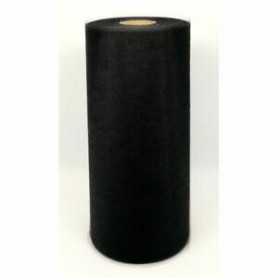 ROTOLO TULLE H 25 CM X 100 MT NERO