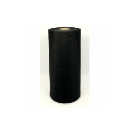 ROTOLO TULLE H 25 CM X 100 MT NERO