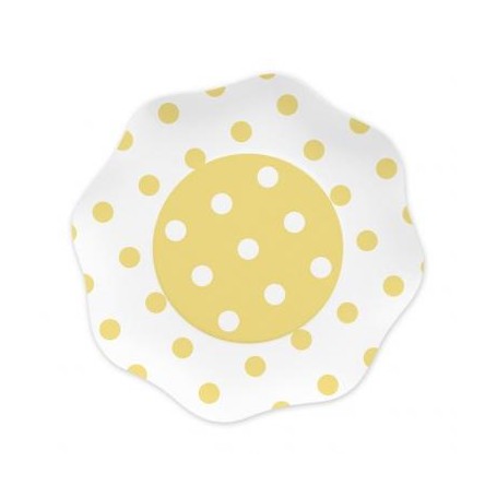 PIATTI POIS CREMA 23 CM