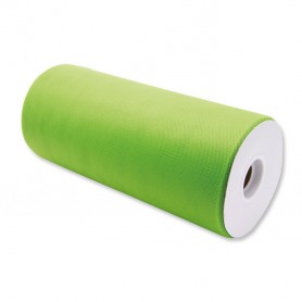 ROTOLO TULLE 25 CM X 100 MT VERDE