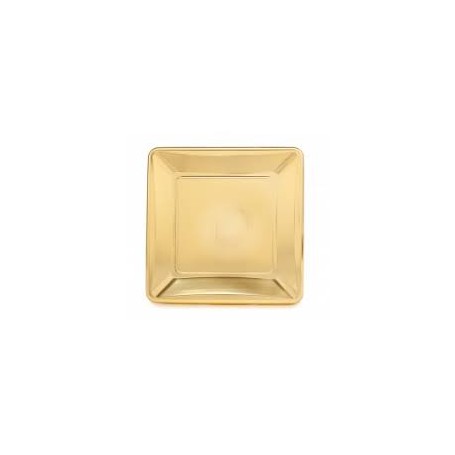 PIATTINO ORO QUADRATO 5X5 CM PZ 20