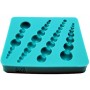 STAMPO SILICONE QUADRATO PERLE