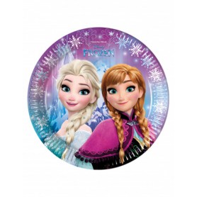 PIATTI FROZEN ANNA E ELSA PZ 8