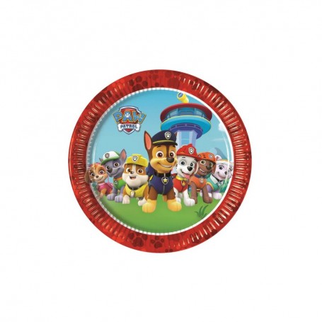 PIATTI PAW PATROL 19 CM PZ 8