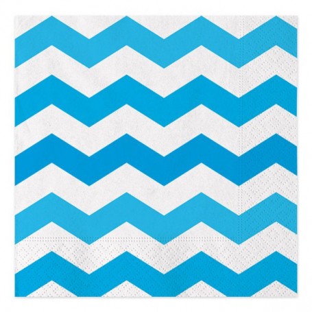 TOVAGLIOLI ZIG ZAG TURCHESE 33X33