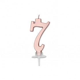 CANDELINA ITALIC ROSE GOLD METAL N.7