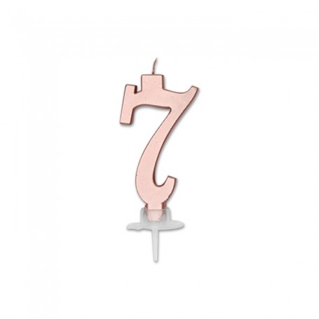 CANDELINA ITALIC ROSE GOLD METAL N.7