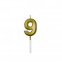 CANDELINA PRESTIGE ORO METAL NUMERO 9