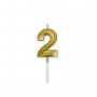 CANDELINA PRESTIGE ORO METAL NUMERO 2