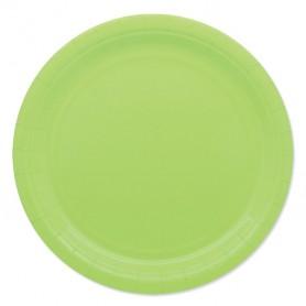 25 PIATTI ECOLOR ø 24 CM VERDE MELA