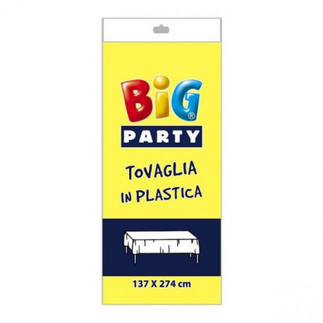TOVAGLIA IN PLASTICA 137 X 274 CM GIALLA