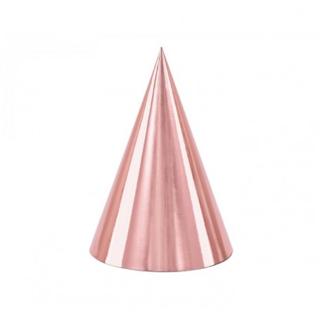 6 CAPPELLINI CONO ROSA GOLD