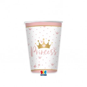 8 BICCHIERI 200 CC PRINCESS CROWN