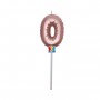 CANDELINA BALLOON ROSE GOLD METAL NUM. 0