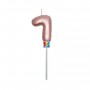 CANDELINA BALLOON ROSE GOLD METAL NUM. 7