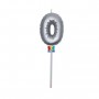 CANDELINA BALLOON ARGENTO METAL NUM. 0