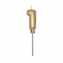 CANDELINA BALLOON ORO METAL 13 CM NUM. 1