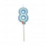 CANDELINA BALLOON CELESTE PERLA NUM. 8