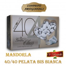 CONFETTI MANDORLA 40/40 PELATA BIANCO