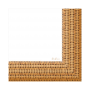 16 TOVAGLIOLI 33X33 DECORO RATTAN