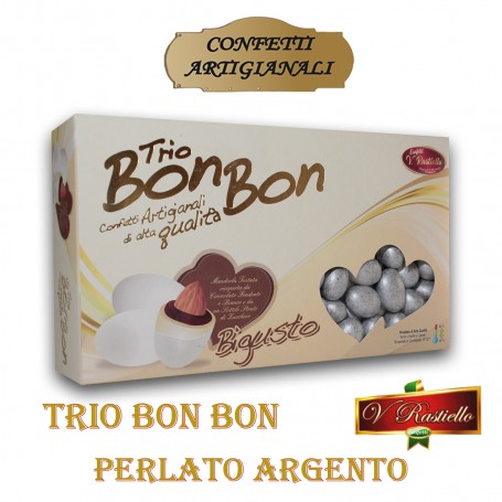 TRIO BON BON PERLATO ARGENTO 1 KG