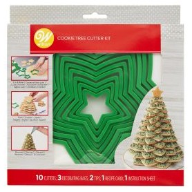 SET 15 TAGLIAPASTA ALBERO DI NATALE NEW