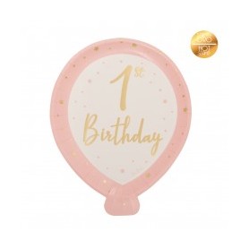 PIATTI BALLON BABY CHIC 1° COMPL ROSA