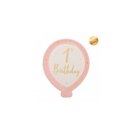 PIATTI BALLON BABY CHIC 1° COMPL ROSA