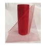 ROTOLO TULLE GLITTER H 251X50MT ROSSO