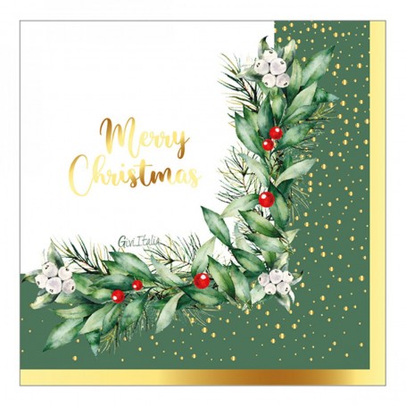 16 TOVAGLIOLI 33X33 CHRISTMAS GARLAND